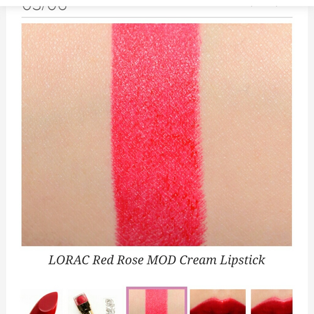 Lorac RED ROSE LIPSTICK